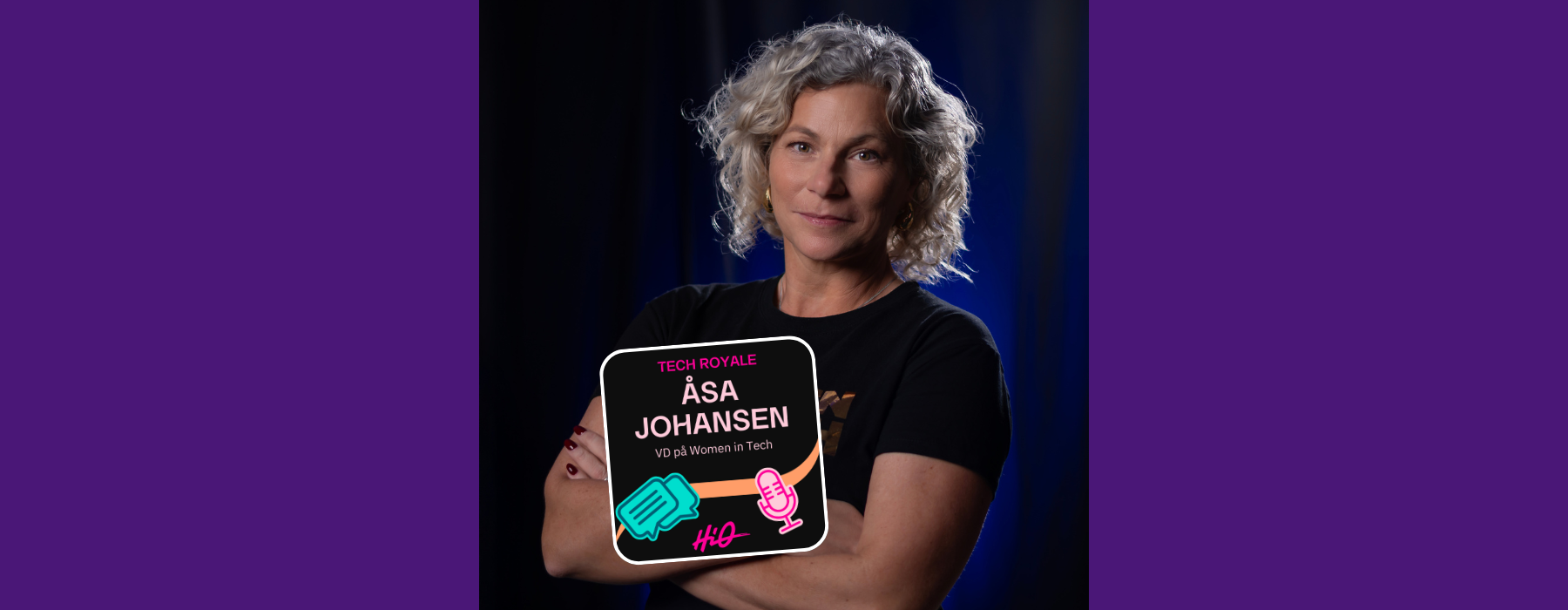 Tech Royale Åsa Johansen on the Tech Royale podcast - Women In Tech Sweden